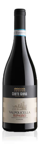 Corte Giona Ripasso Superiore DOC 2016 Corvina 65% Corvina, 20% Rondinella, 10% Corvinone, 5% övriga lokala druvsorter Venetien
