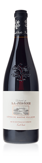 Domaine de la Jérôme Côtes du Rhône Villages 2014 Grenache 80% Grenache, 20% Syrah Rhônedalen