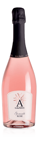 Galanti Vino Spumante Rosato Extra Dry NV Övriga Blandning av italienska blå druvor Venetien
