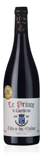 Le Prince de Courthézon CDR 2018 Grenache 80% Grenache, 10% Mourvèdre, 10% Syrah Rhônedalen