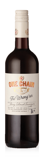 One Chain The Wrong 'un Shiraz Cabernet 2018 Shiraz-Syrah 80% Shiraz, 20% Cabernet Sauvignon South Eastern Australia
