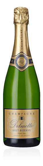 Champagne Delmotte Reserve Brut NV Pinot Noir 60% Pinot Noir, 40% Chardonnay Champagne