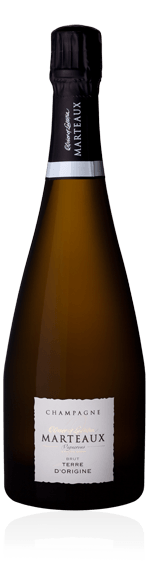 Champagne Marteaux Terre d’Origine NV Pinot Noir 34% Pinot Noir, 33% Pinot Meunier, 33% Chardonnay Champagne