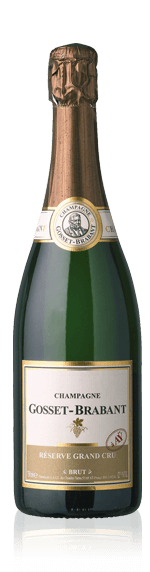 Gosset-Brabant Reserve Grand Cru Brut NV Pinot Noir 80% Pinot Noir, 20% Chardonnay Champagne
