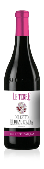 Le Terre Dolcetto Di Diano d'Alba 2018 (i trälåda) Dolcetto 100% Dolcetto Piemonte