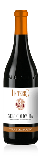 Le Terre Nebbiolo d'Alba 2016 (i trälåda) Nebbiolo 100% Nebbiolo Piemonte