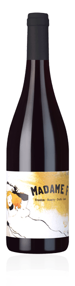 Madame F Rouge 2018 Grenache 70% Grenache, 20% Syrah, 10% Carignan Languedoc-Roussillon
